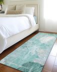 Addison Rugs Taelas Teal Washable Indoor-Outdoor Rug