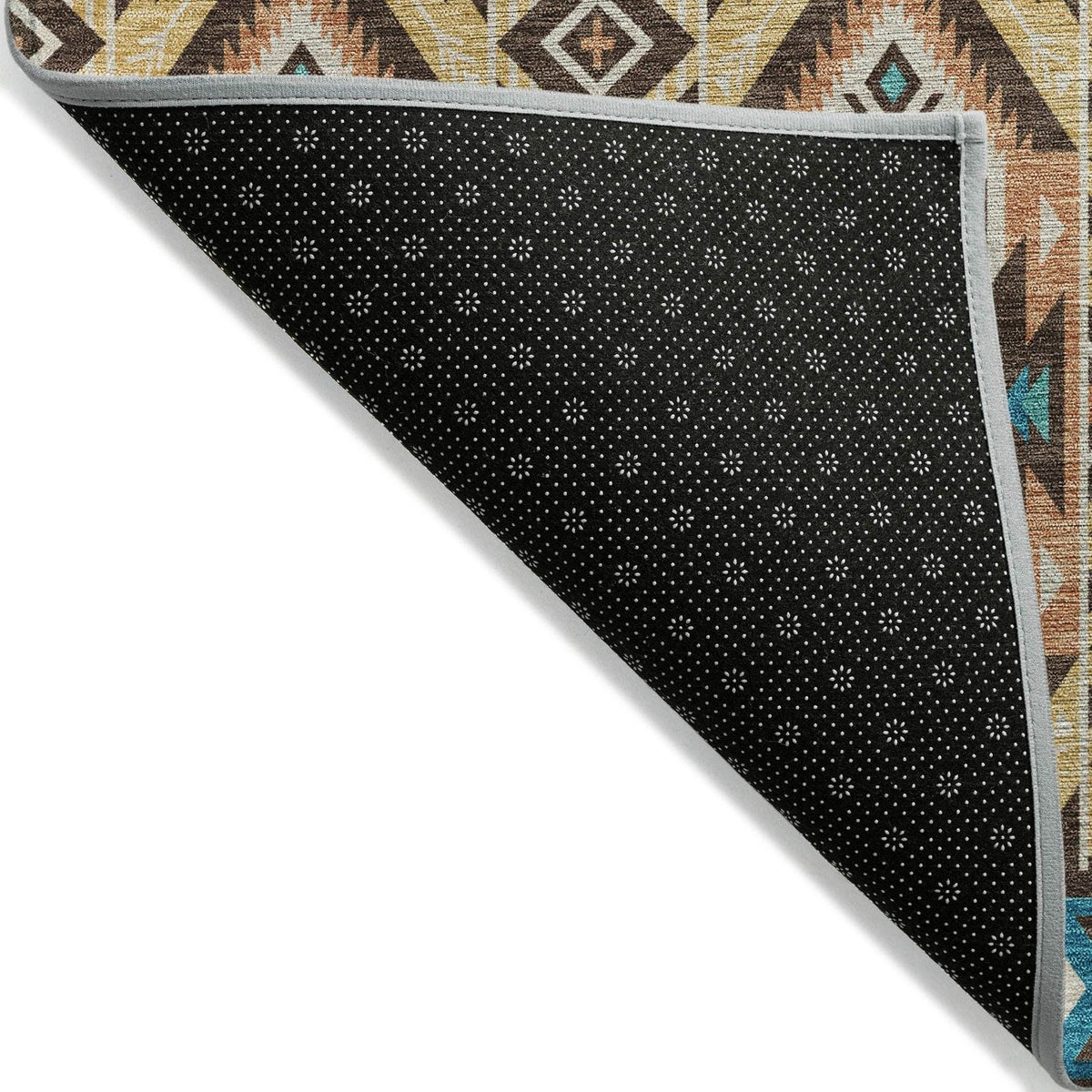 Addison Rugs Taelien Brown Washable Indoor-Outdoor Rug