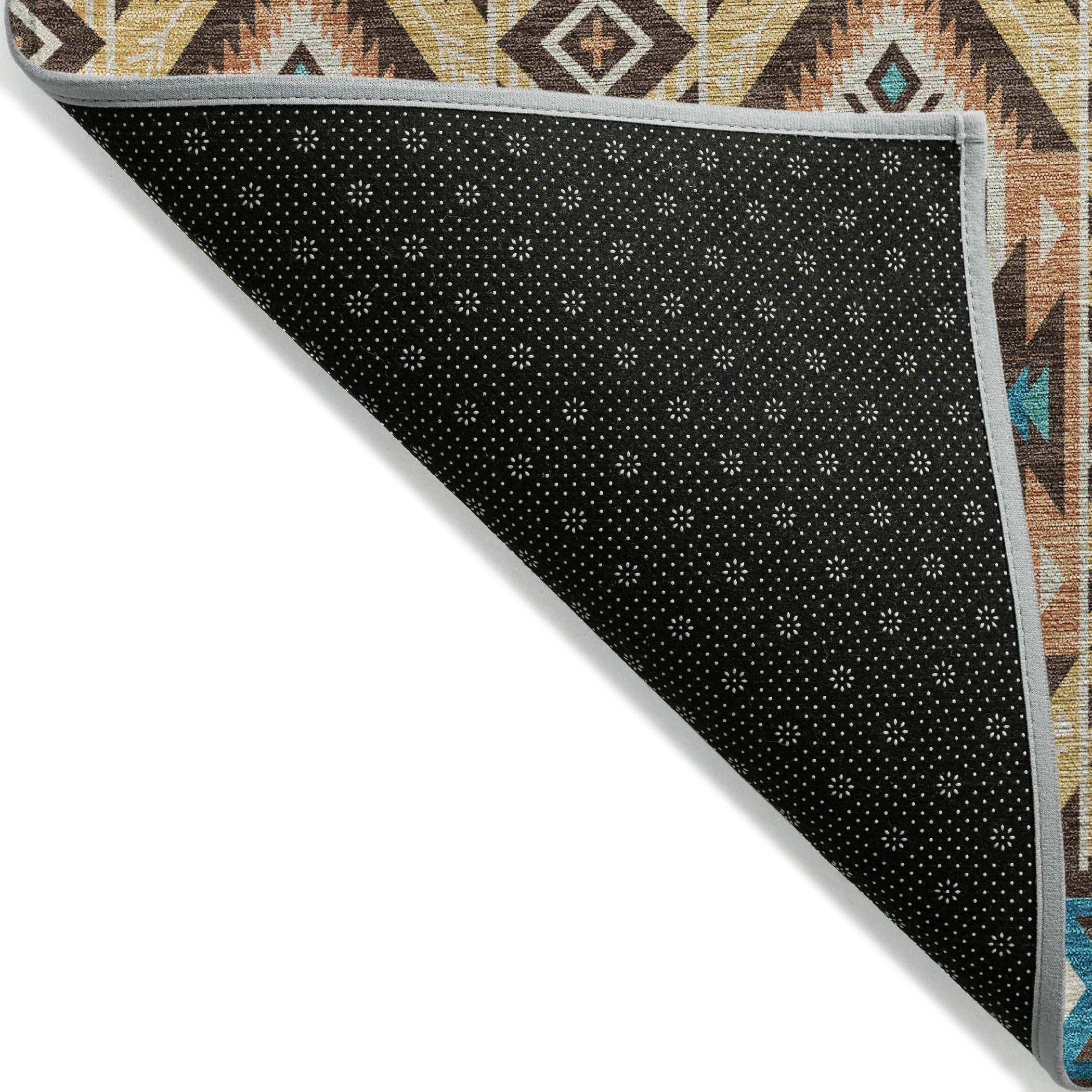 Addison Rugs Taelien Brown Washable Indoor-Outdoor Rug