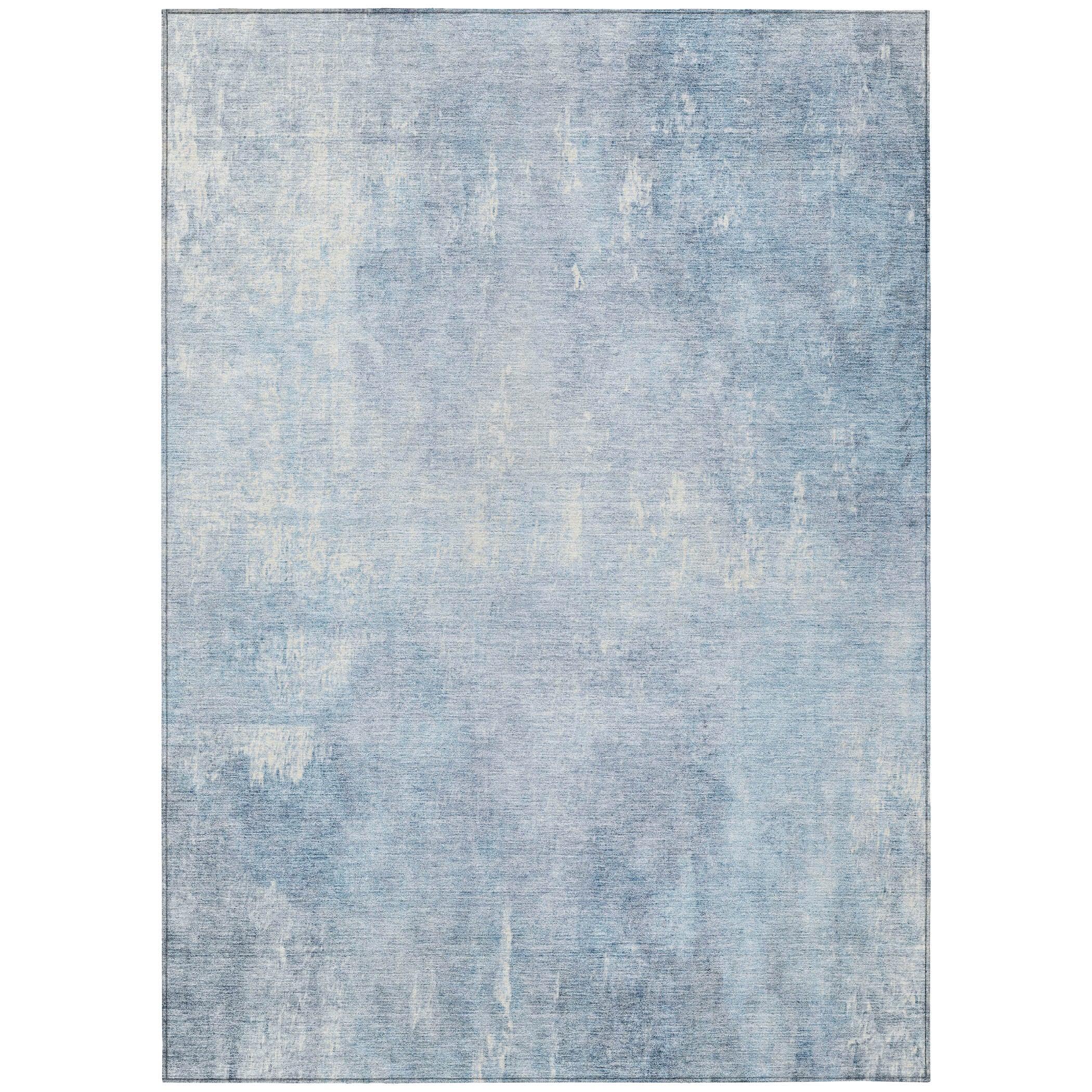 Addison Rugs Taelion Blue Washable Indoor-Outdoor Rug