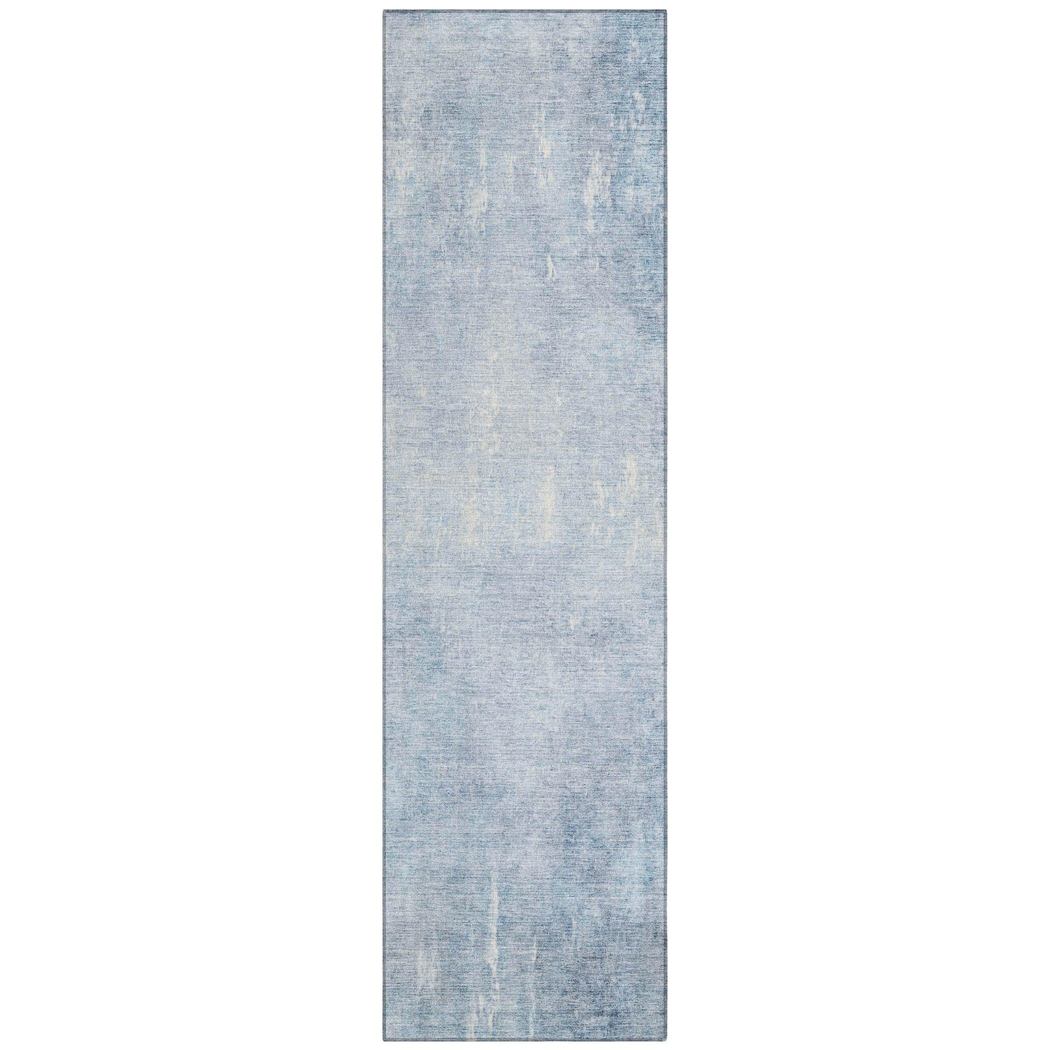 Addison Rugs Taelion Blue Washable Indoor-Outdoor Rug