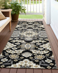 Addison Rugs Taelira Black Washable Indoor-Outdoor Rug