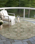 Addison Rugs Taelira Green Washable Indoor-Outdoor Rug