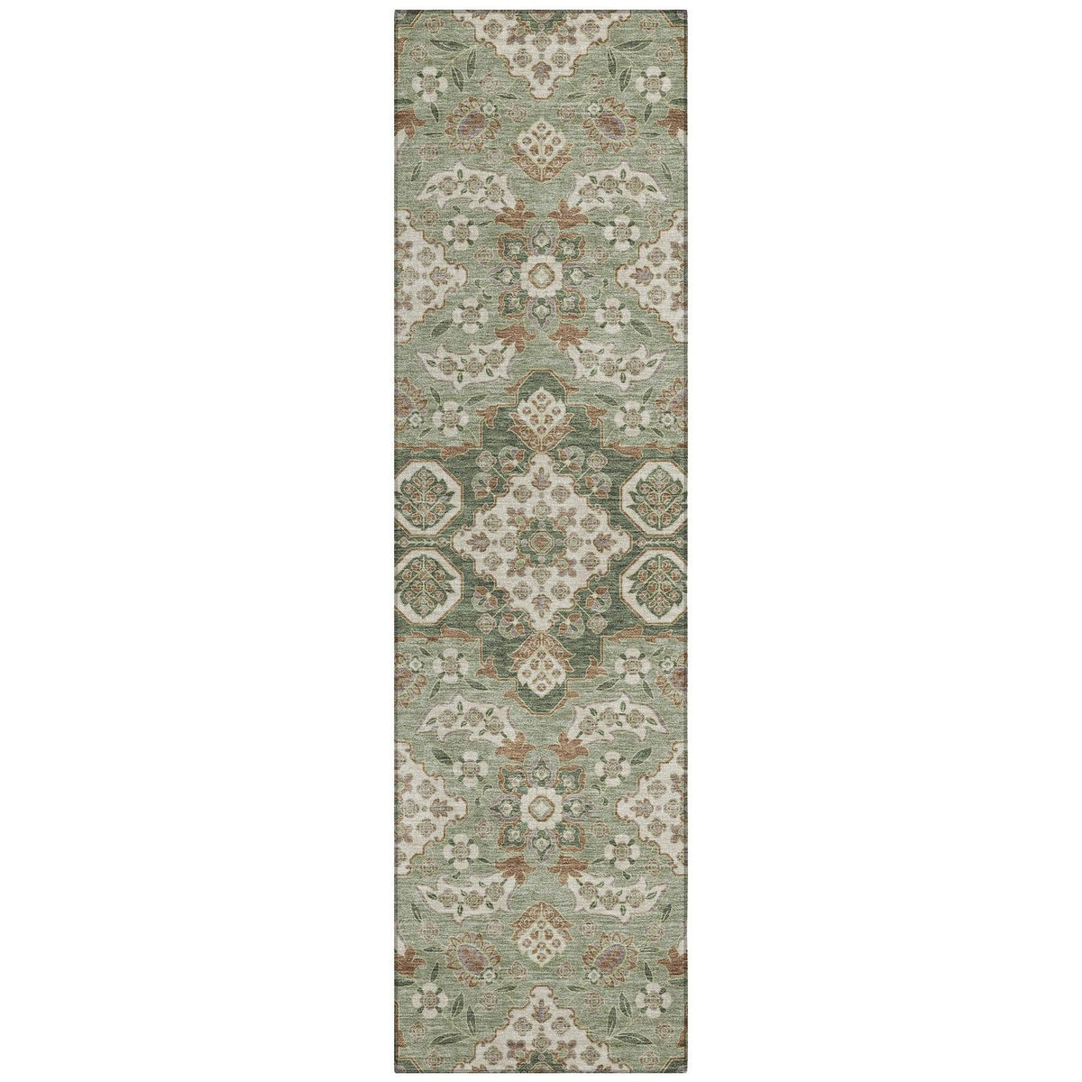 Addison Rugs Taelira Green Washable Indoor-Outdoor Rug