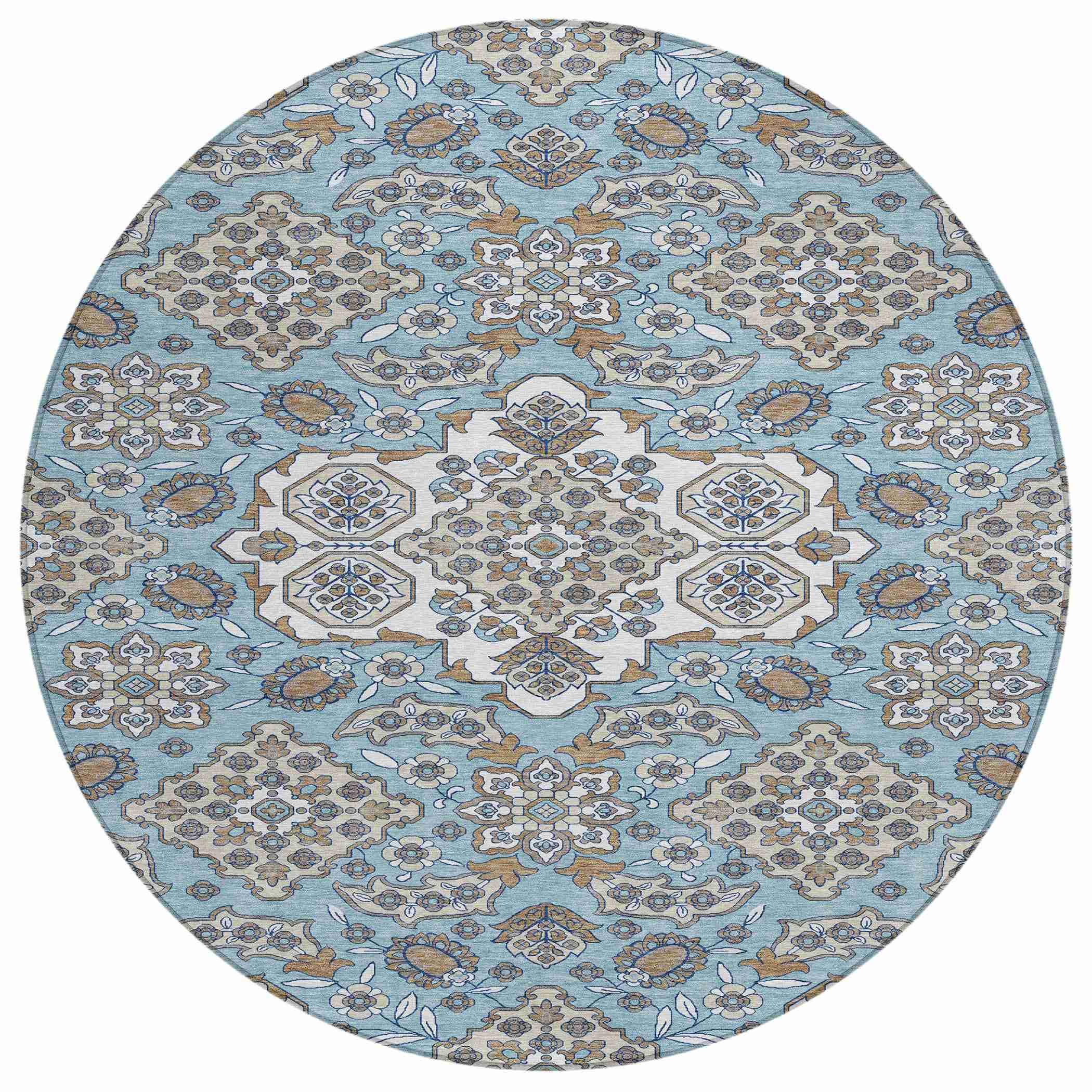 Addison Rugs Taelira Sky Washable Indoor-Outdoor Rug