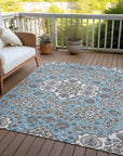 Addison Rugs Taelira Sky Washable Indoor-Outdoor Rug