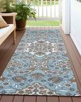Addison Rugs Taelira Sky Washable Indoor-Outdoor Rug
