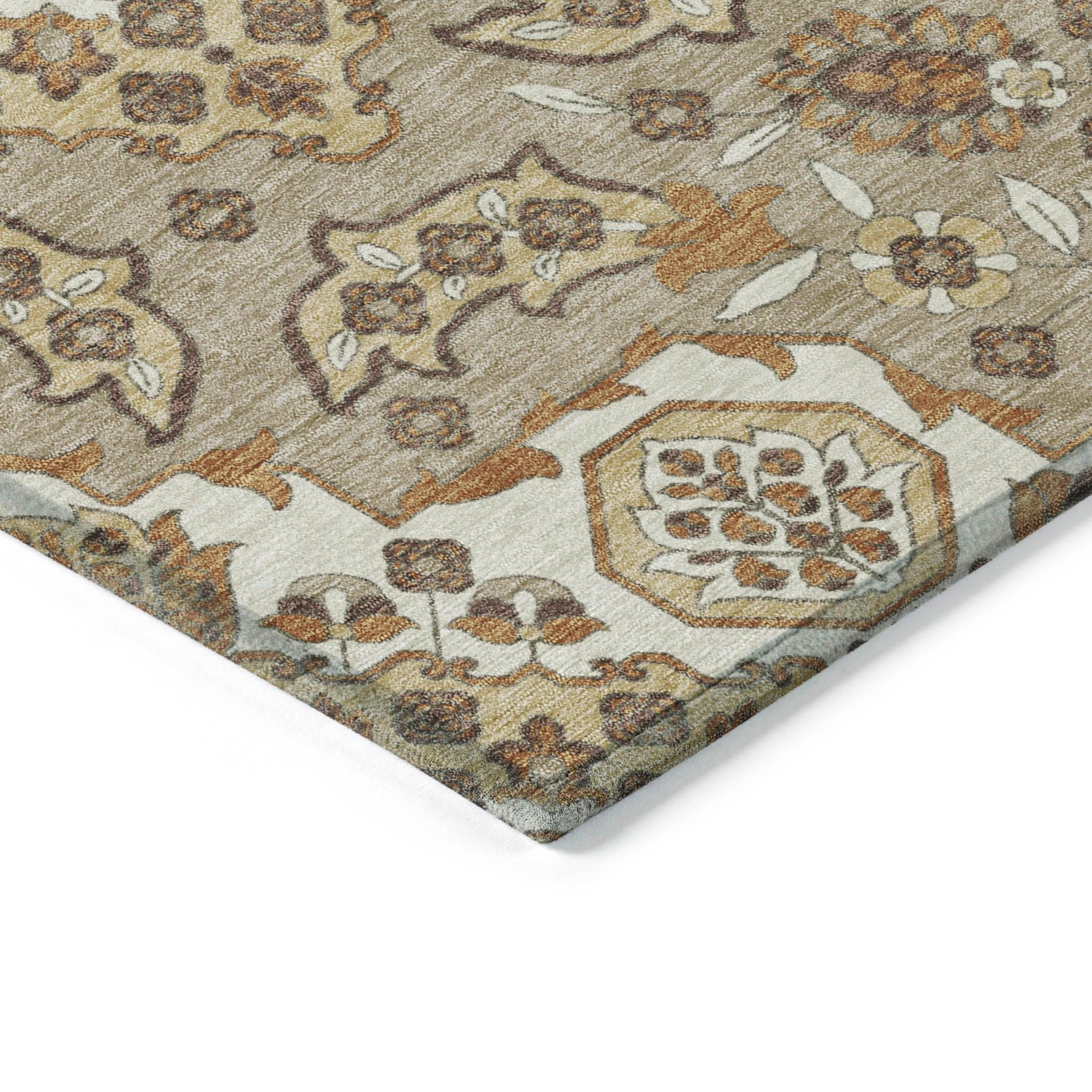 Addison Rugs Taelira Taupe Washable Indoor-Outdoor Rug
