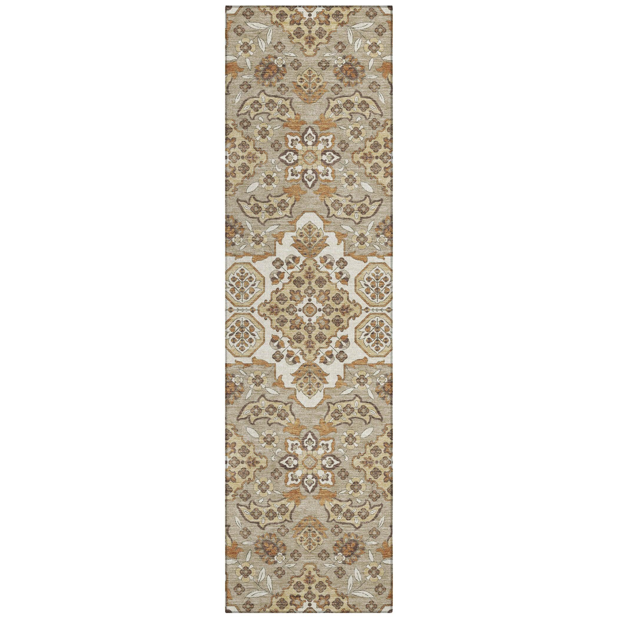 Addison Rugs Taelira Taupe Washable Indoor-Outdoor Rug