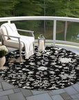 Addison Rugs Taelius Black Washable Indoor-Outdoor Rug