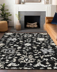 Addison Rugs Taelius Black Washable Indoor-Outdoor Rug