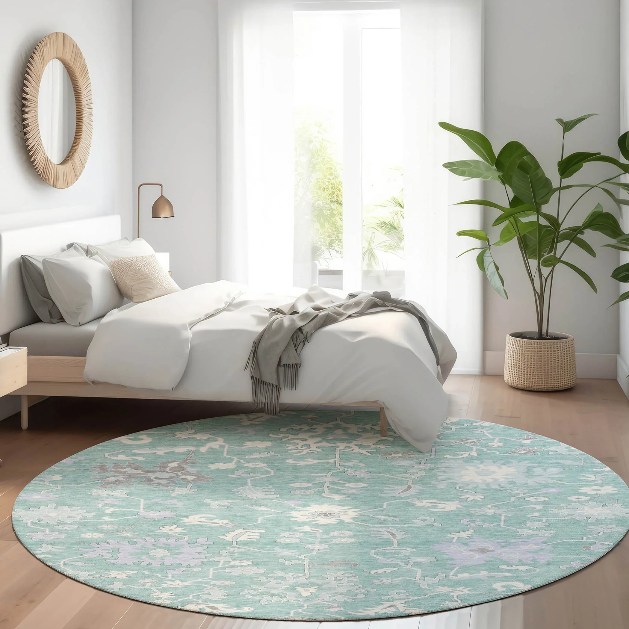 Addison Rugs Taelius Blue Washable Indoor-Outdoor Rug