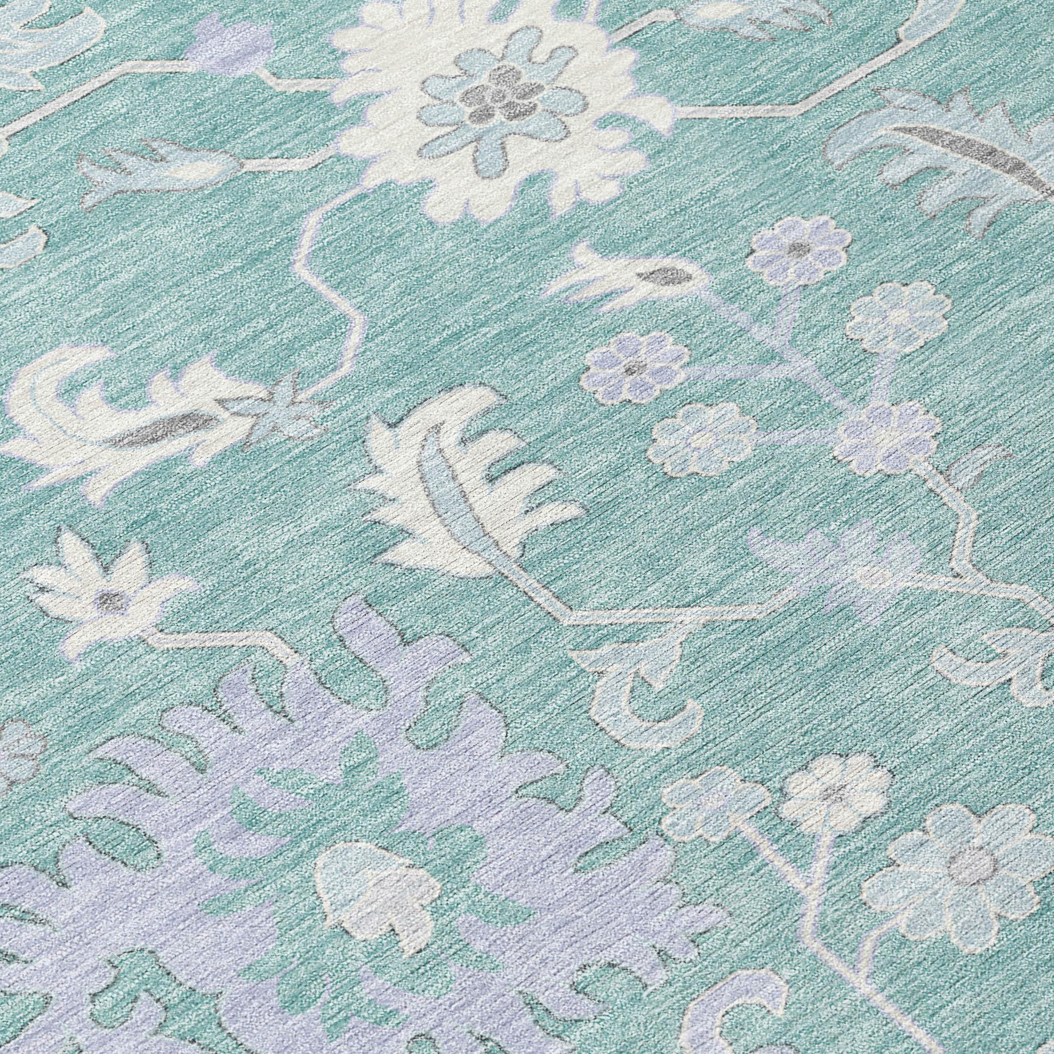 Addison Rugs Taelius Blue Washable Indoor-Outdoor Rug