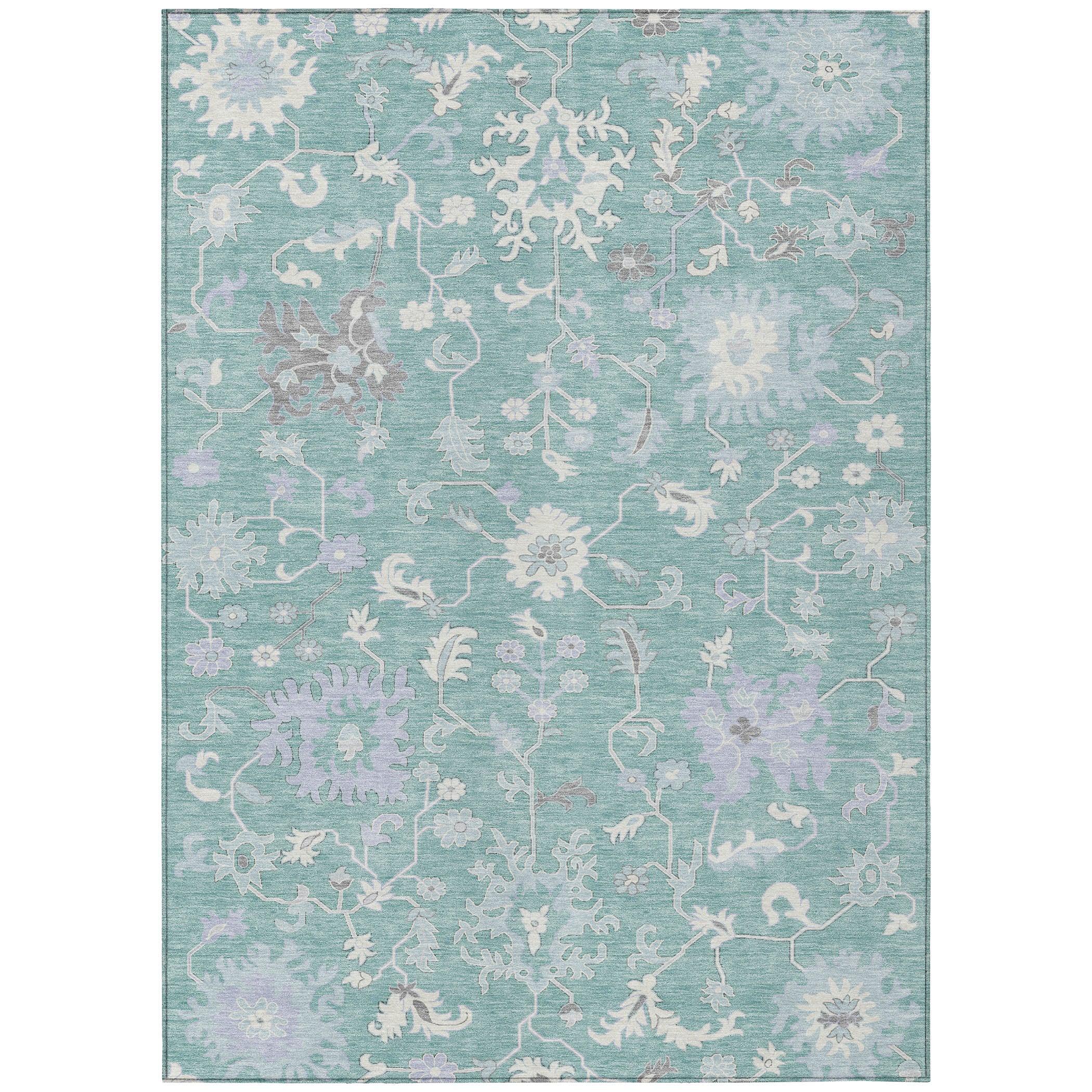 Addison Rugs Taelius Blue Washable Indoor-Outdoor Rug