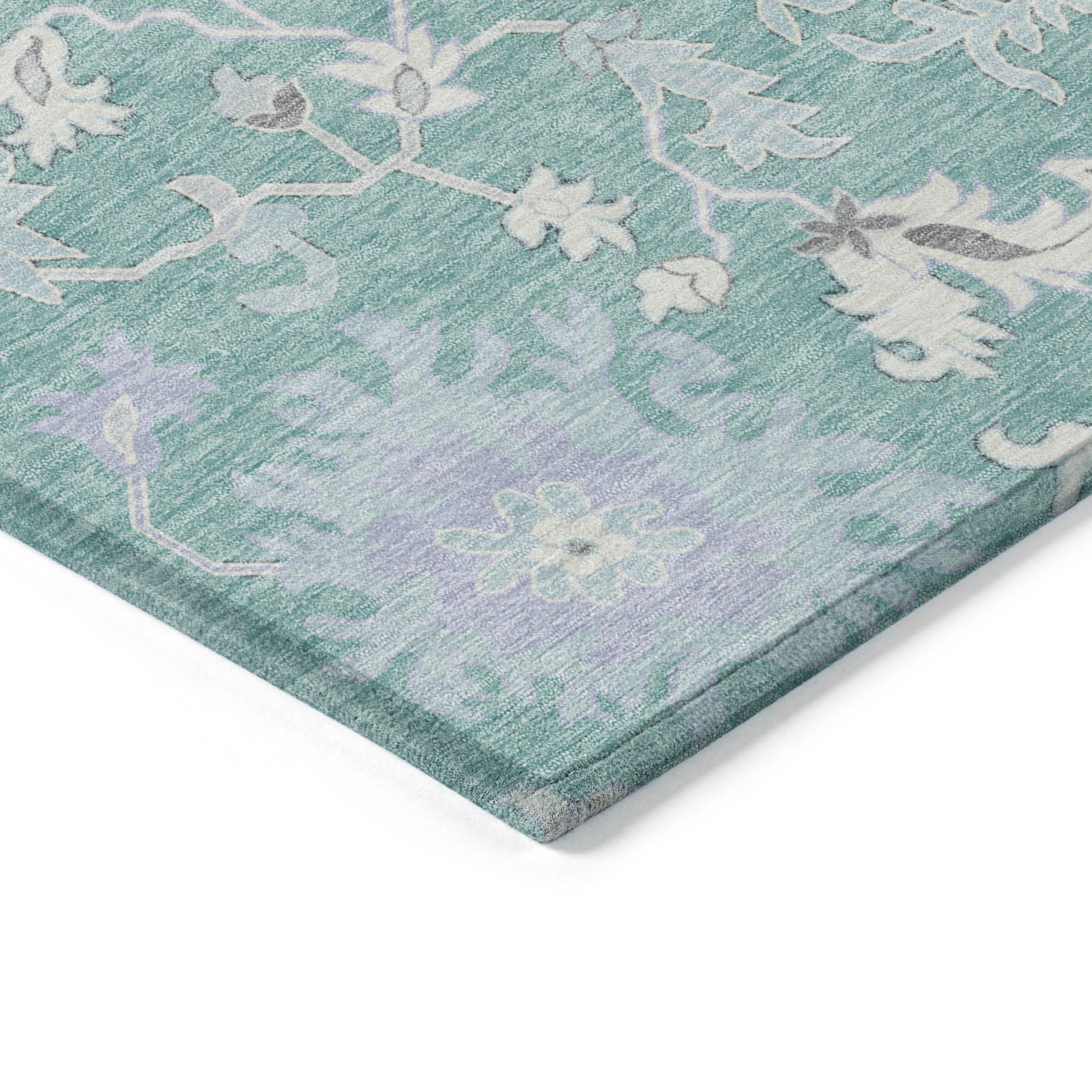 Addison Rugs Taelius Blue Washable Indoor-Outdoor Rug