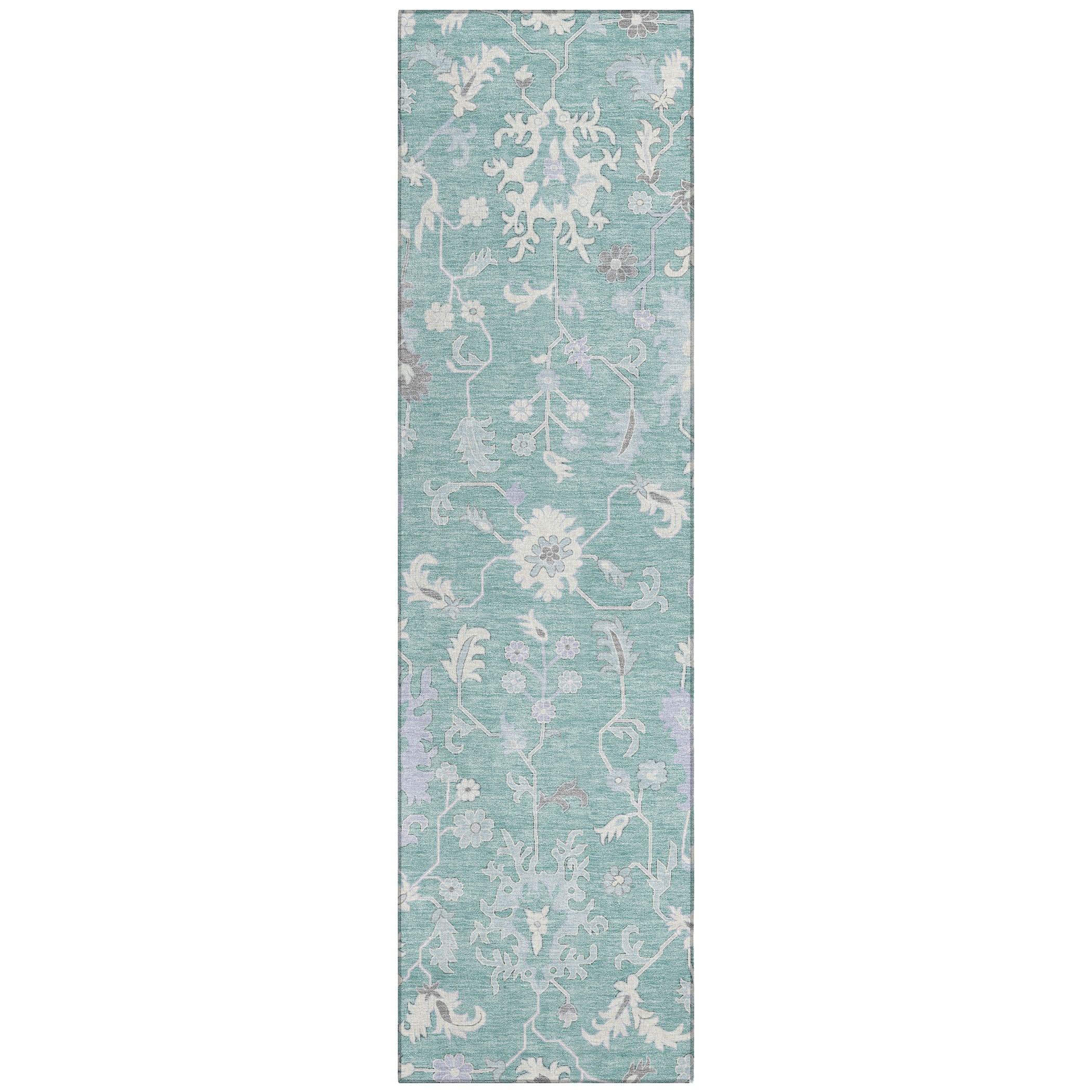 Addison Rugs Taelius Blue Washable Indoor-Outdoor Rug