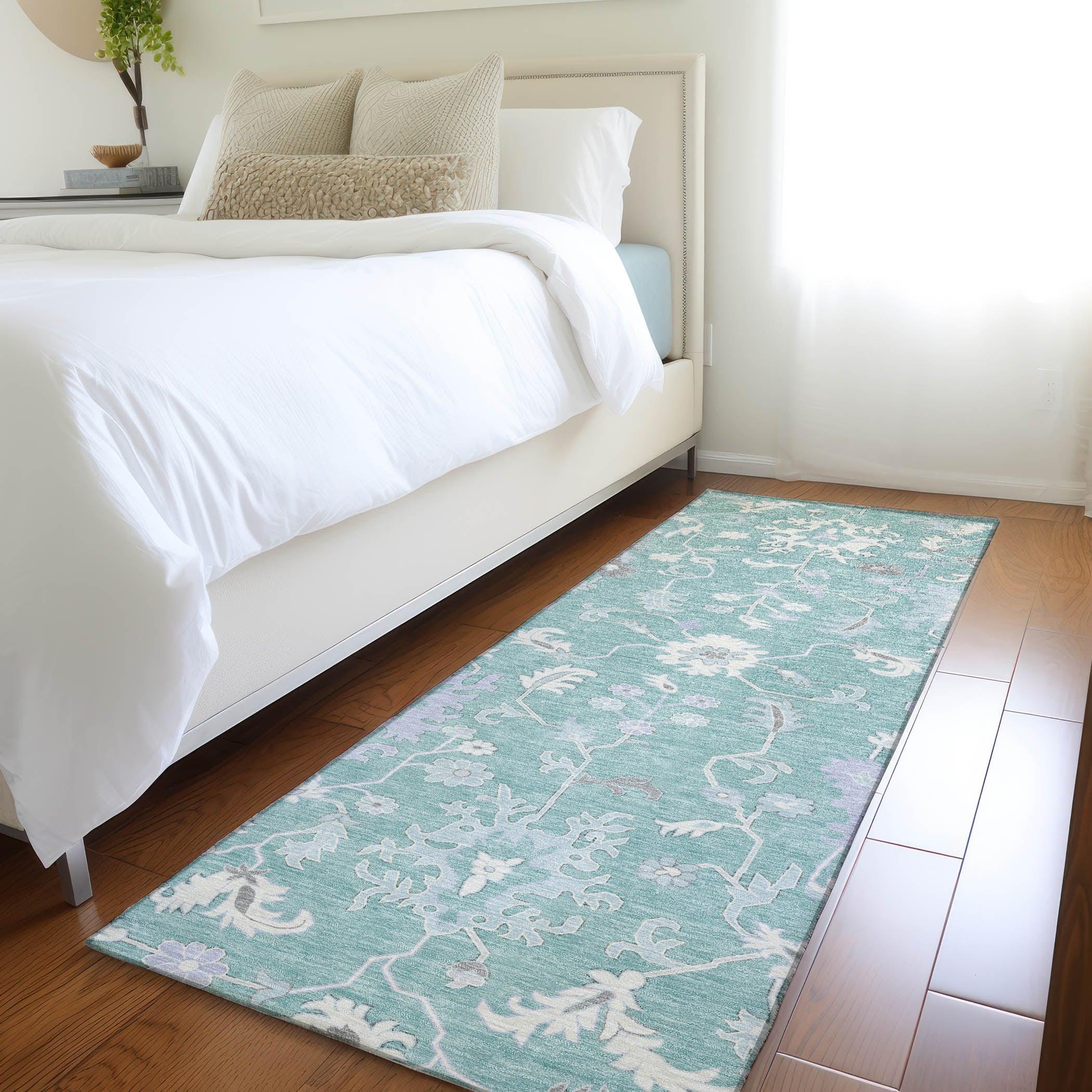 Addison Rugs Taelius Blue Washable Indoor-Outdoor Rug