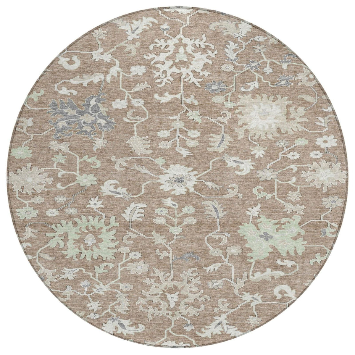 Addison Rugs Taelius Brown Washable Indoor-Outdoor Rug