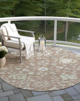 Addison Rugs Taelius Brown Washable Indoor-Outdoor Rug
