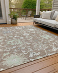 Addison Rugs Taelius Brown Washable Indoor-Outdoor Rug