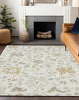 Addison Rugs Taelius Ivory Washable Indoor-Outdoor Rug