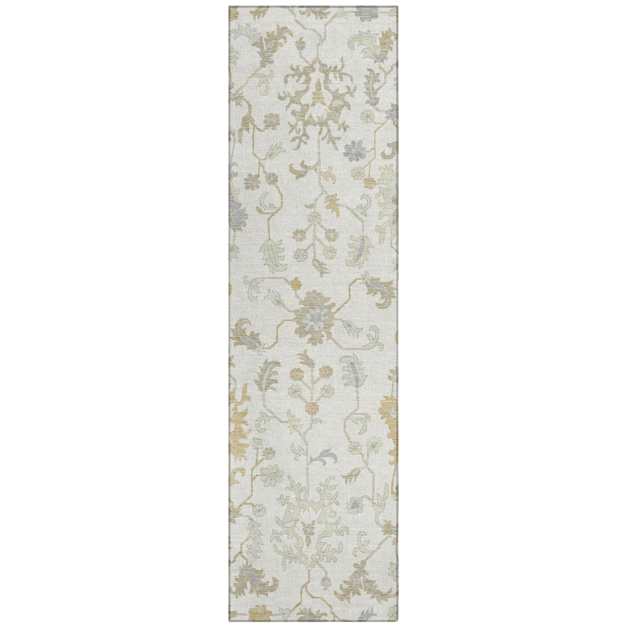 Addison Rugs Taelius Ivory Washable Indoor-Outdoor Rug