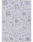 Addison Rugs Taelius Purple Washable Indoor-Outdoor Rug