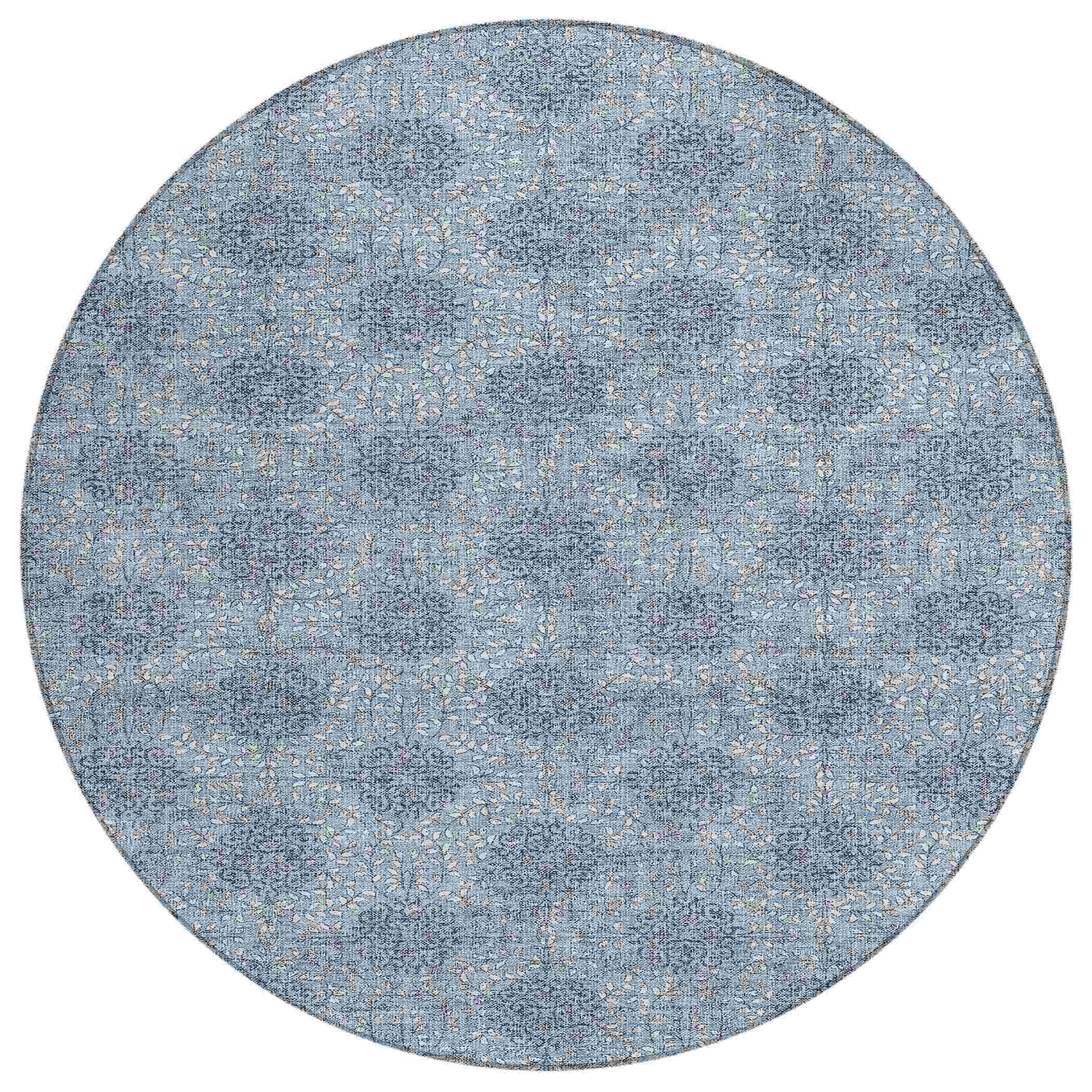 Addison Rugs Taelora Blue Washable Indoor-Outdoor Rug