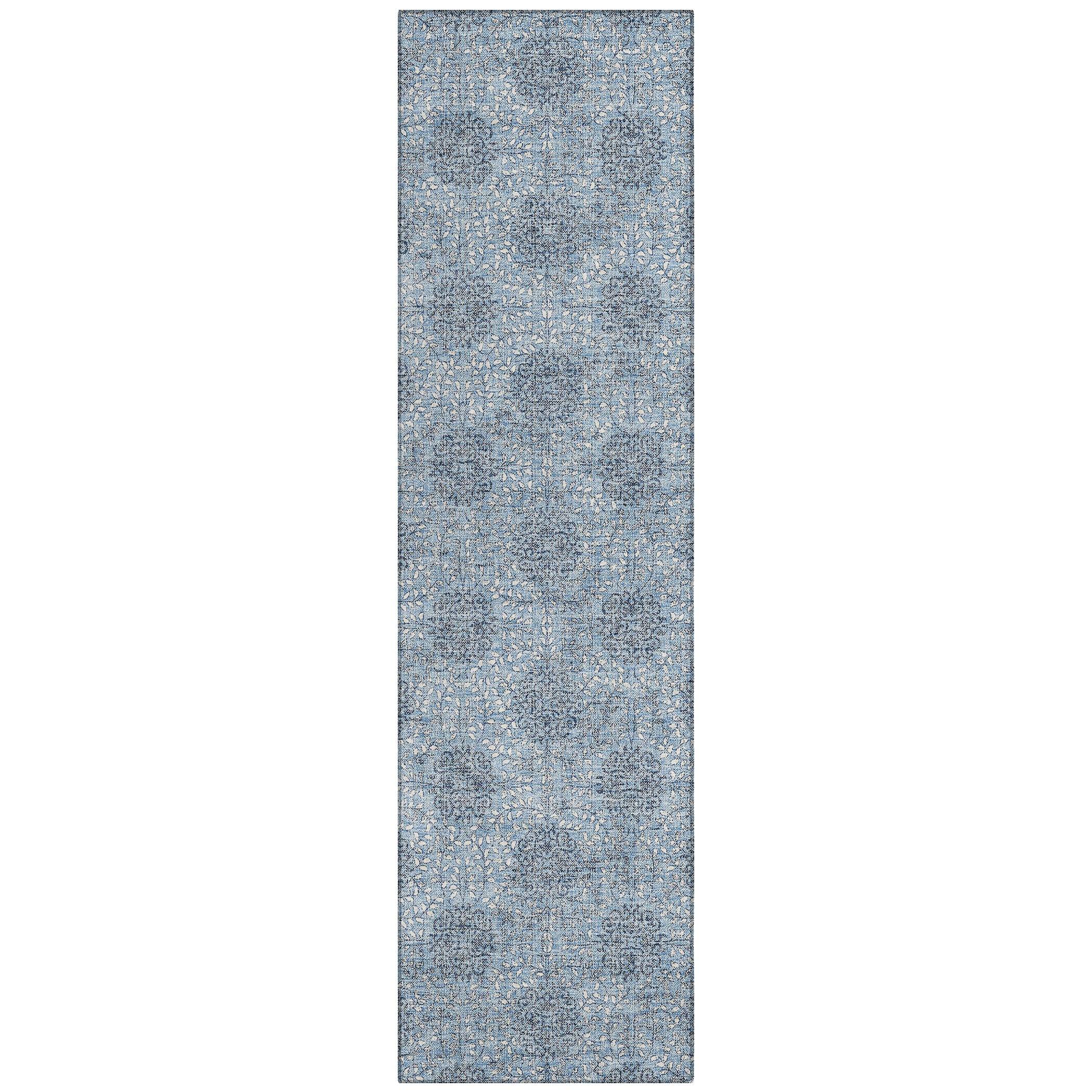 Addison Rugs Taelora Blue Washable Indoor-Outdoor Rug