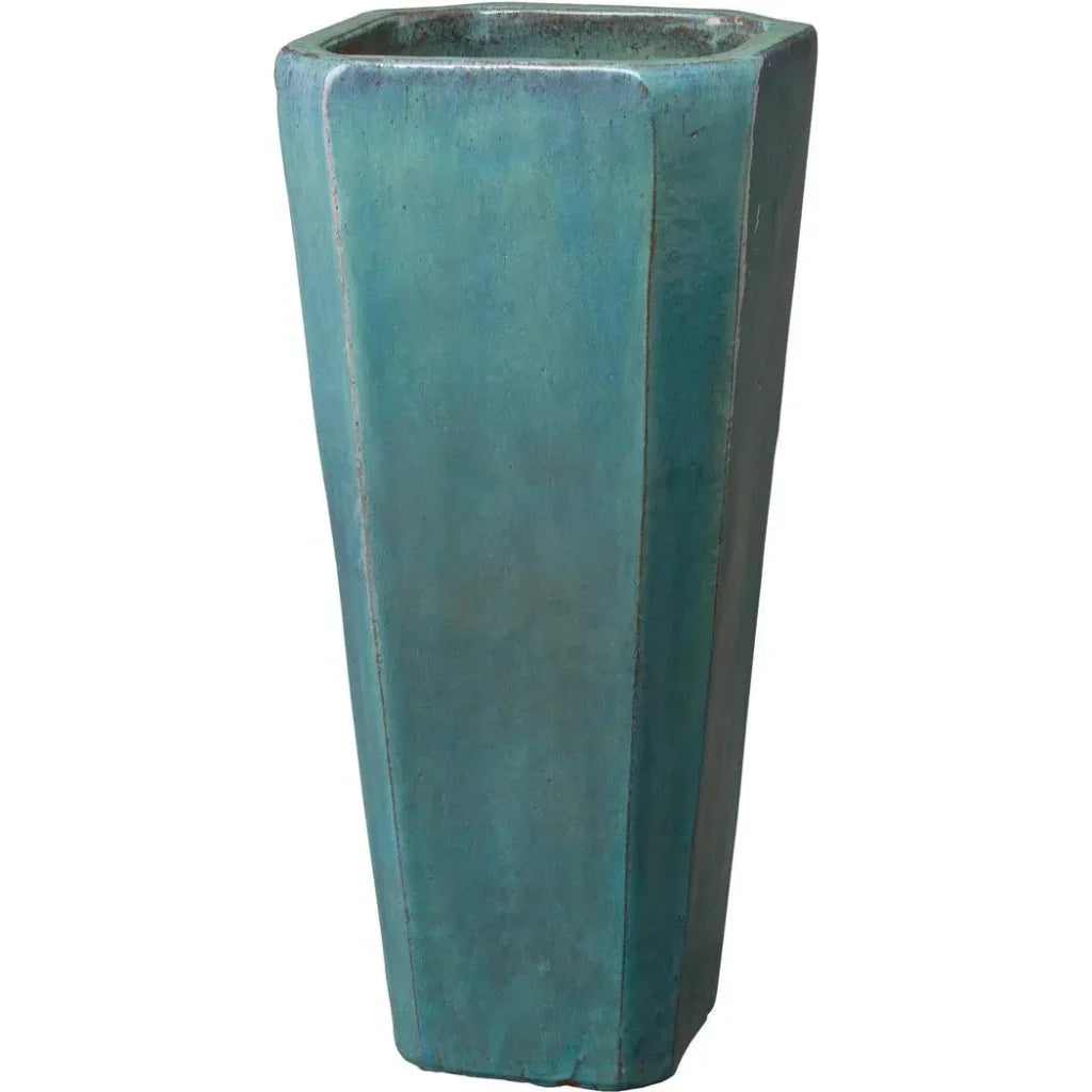 Emissary Tall Ceramic Outdoor Planter