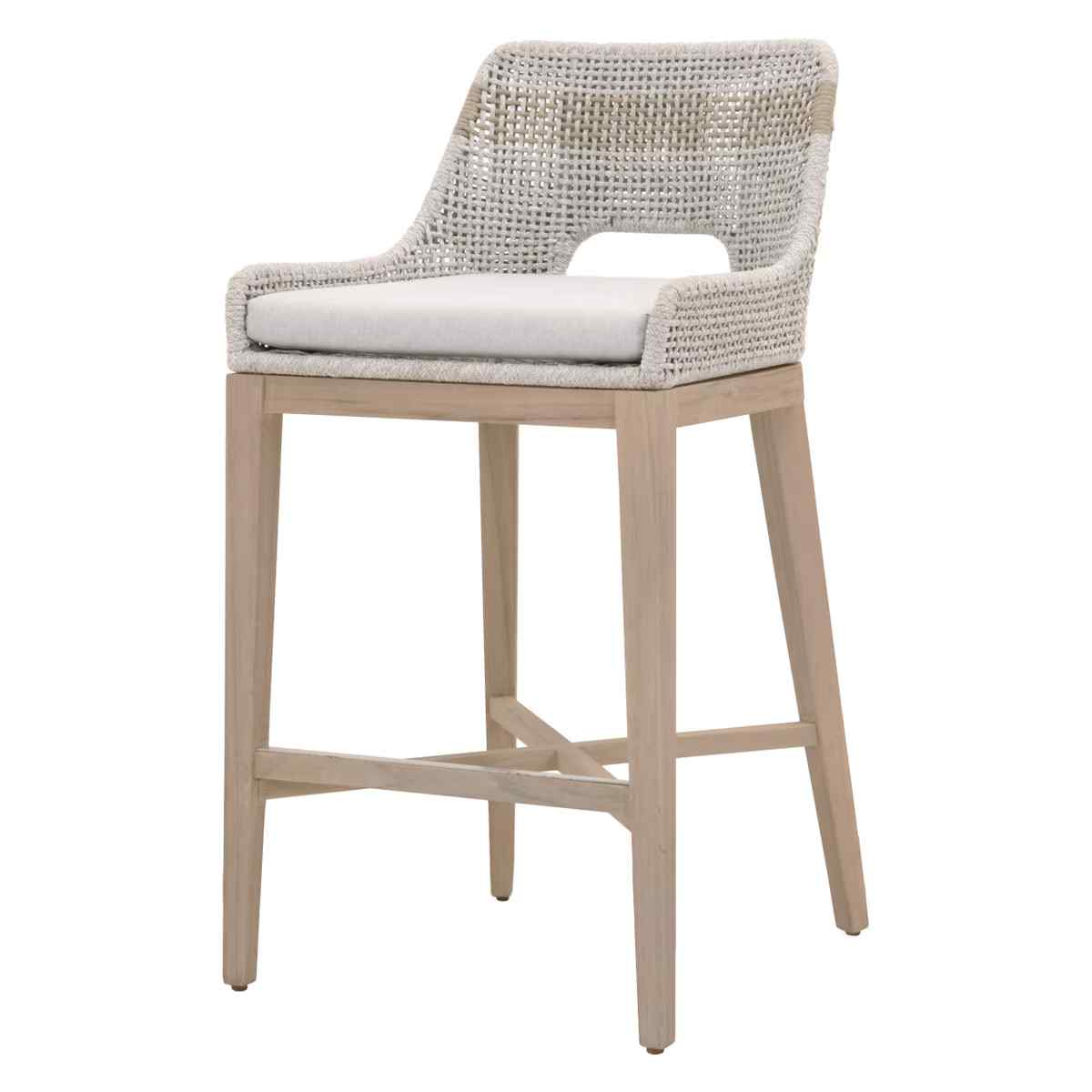 Essentials For Living Tapestry Olefin Fabric Outdoor Barstool