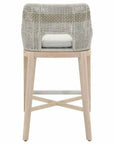 Tapestry Outdoor Barstool Rope & Teak-Outdoor Bar Stools-Essentials For Living-LOOMLAN