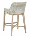 Tapestry Outdoor Barstool Rope & Teak-Outdoor Bar Stools-Essentials For Living-LOOMLAN
