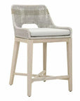 Tapestry Outdoor Counter Stool Rope & Teak-Outdoor Counter Stools-Essentials For Living-LOOMLAN