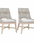 Tapestry Rope Outdoor Dining Chair 2PC-Outdoor Dining Chairs-Essentials For Living-LOOMLAN