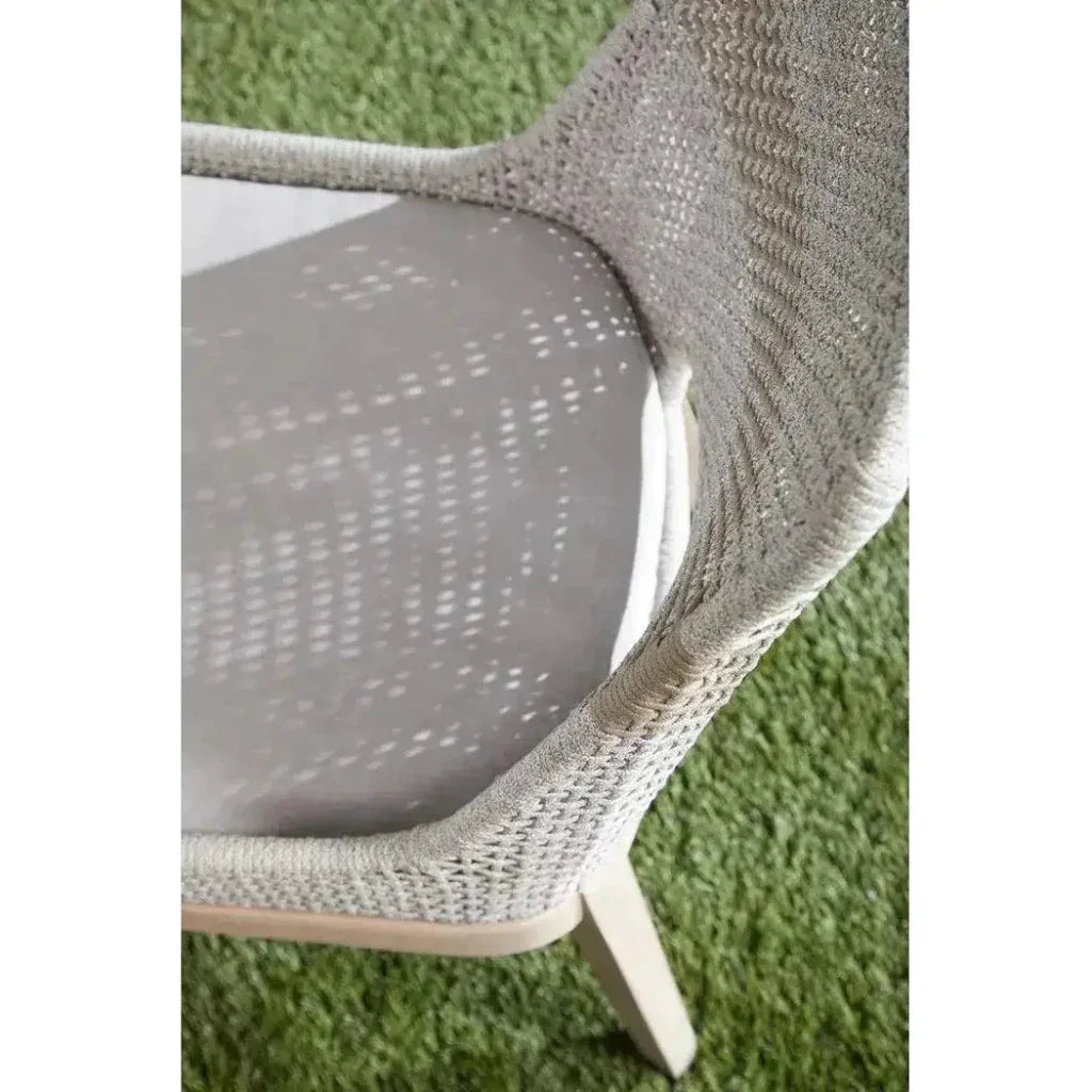 Tapestry Rope Outdoor Dining Chair 2PC-Outdoor Dining Chairs-Essentials For Living-LOOMLAN