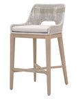 Tapestry Olefin Fabric Outdoor Barstool