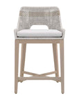Tapestry Olefin Fabric Outdoor Counter Stool