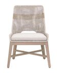 Tapestry Olefin Fabric Outdoor Dining Chair 2PC