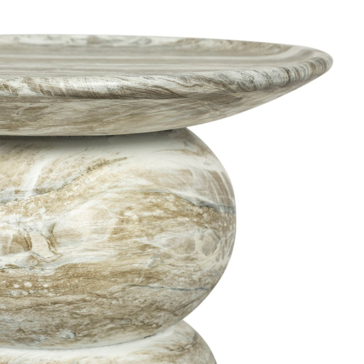 LH Home Temple Concrete Outdoor Side Table