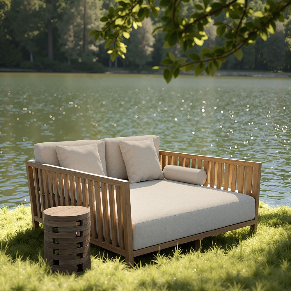 Zuo Modern Teras Olefin Fabric Outdoor Daybed