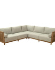 Zuo Modern Teras Olefin Fabric Outdoor Sectional Sofa