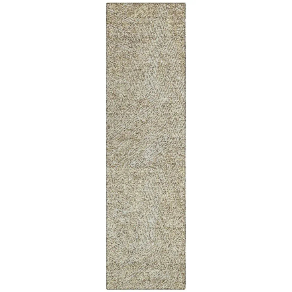 LOOMLAN Rugs Terra Ivory Washable Indoor-Outdoor Rug