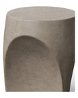 Thalia Concrete Made Outdoor Stool-Garden Stools-Urbia-LOOMLAN