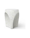 Thalia Concrete Made Outdoor Stool-Garden Stools-Urbia-Ivory Terrazzo-LOOMLAN