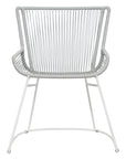 The Dane Dining Arm Chair Set of Two - Grey Outdoor Dining Chairs