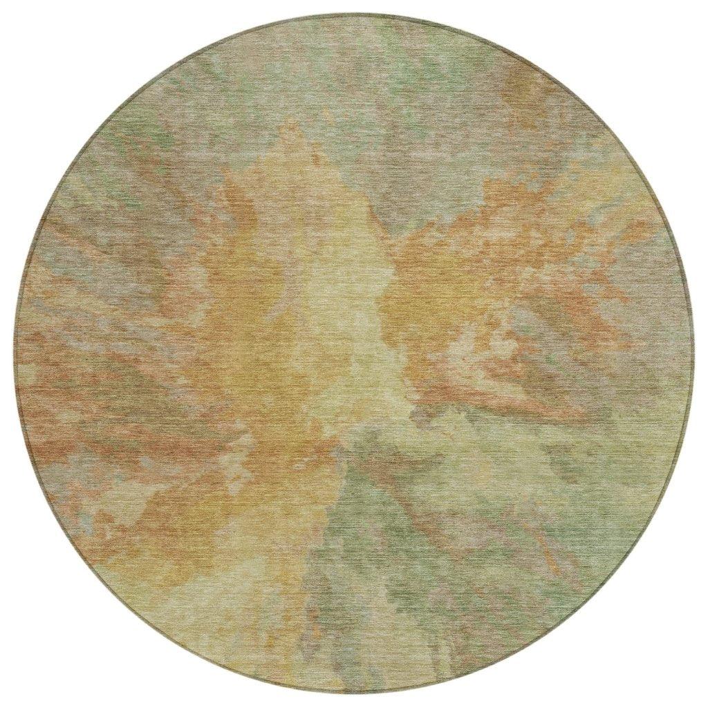 LOOMLAN Rugs Theodara Aloe Washable Indoor-Outdoor Rug