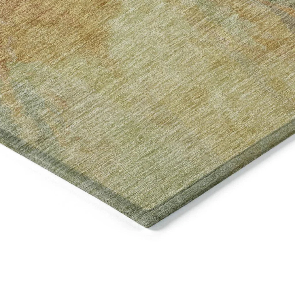 LOOMLAN Rugs Theodara Aloe Washable Indoor-Outdoor Rug