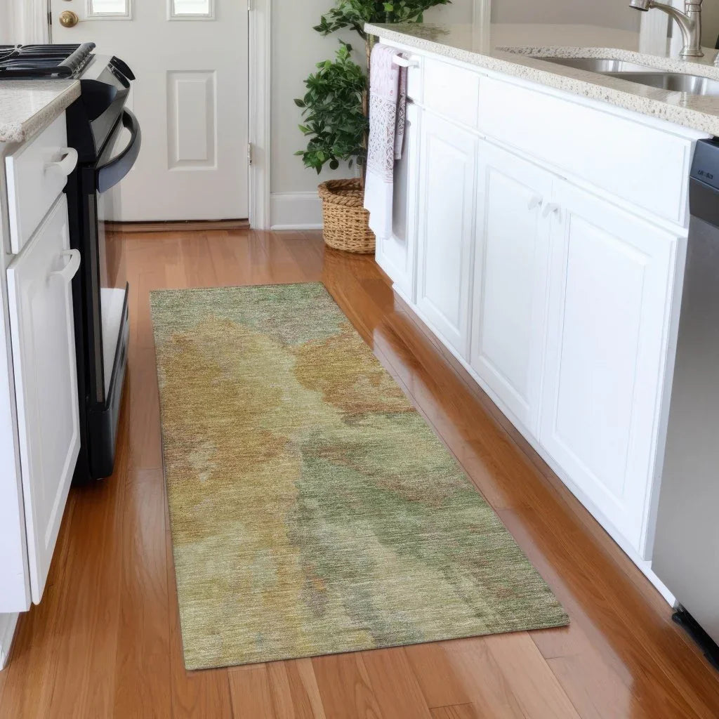 LOOMLAN Rugs Theodara Aloe Washable Indoor-Outdoor Rug