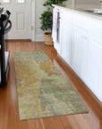 LOOMLAN Rugs Theodara Aloe Washable Indoor-Outdoor Rug